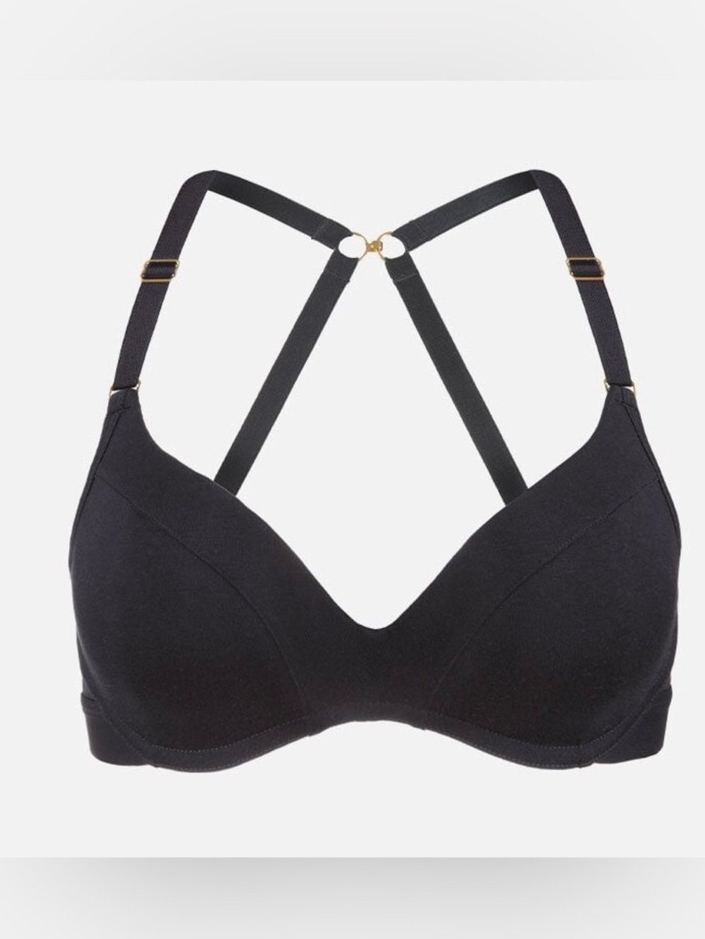 LIVELY   “All.You.LIVELY“ Black Wireless Plunge Convertible Bra  Size/36D   NWT